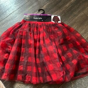 Buffalo plaid tutu. Woman’s large.